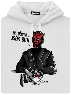 Jsem sith dámská mikina klokanka White