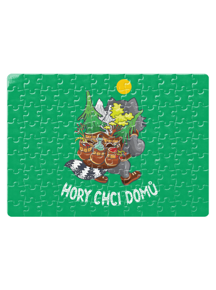 Hory chci domů puzzle White