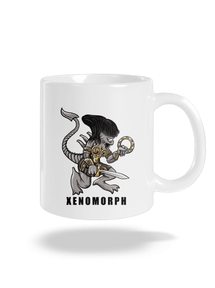 Xenomorph klasický hrnek White