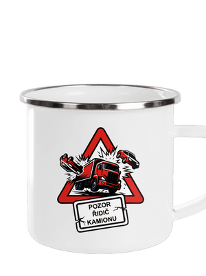 Řidič kamionu plecháček White