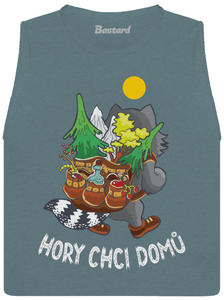 Hory chci domů dámské tílko volné Heather Deep Teal