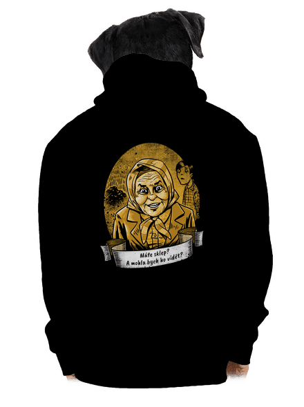 B14: Kulový blesk pánská mikina na zip Black