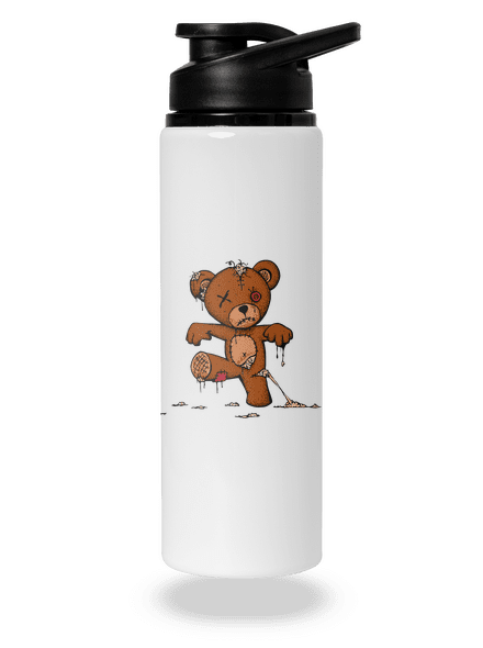 Zombie teddy lahev na vodu White