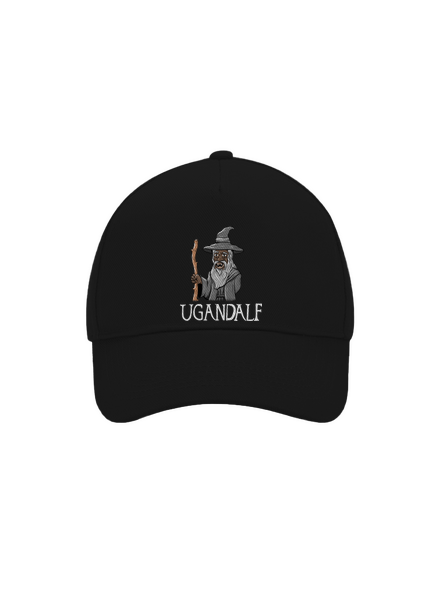 Ugandalf kšiltovka baseballka Black