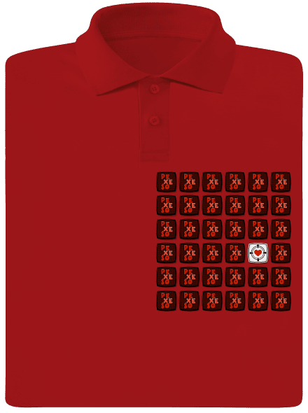 Pexeso pánská polokošile Red Mal