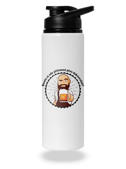 Pivo dobrovolně lahev na vodu White
