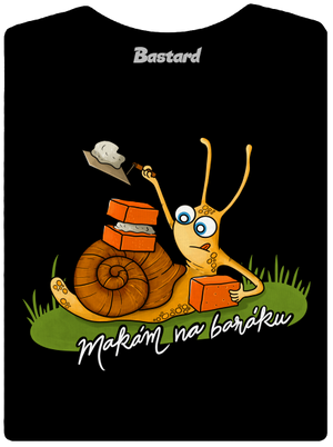 Makám na baráku dámské tričko Black