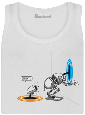 Portal dámské tílko klasické White