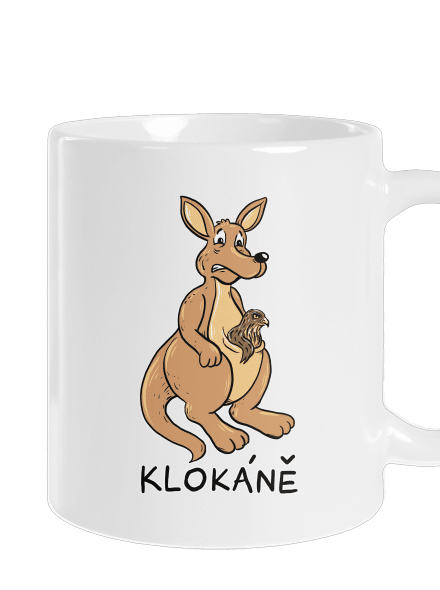 Klokáně klasický hrnek White