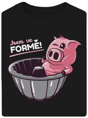 Ve formě unisex tričko oversized Black