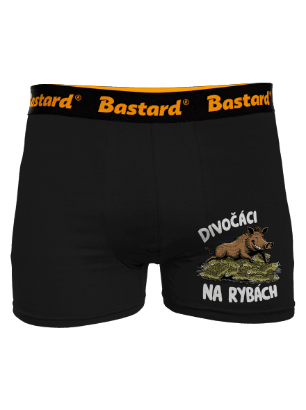 Divočáci na rybách boxerky Black