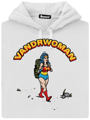 Vandrwoman dámská mikina klokanka White