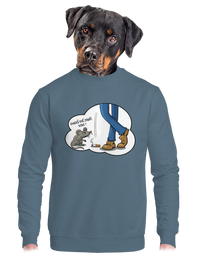 unisex mikina bez kapuce