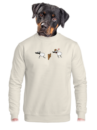 unisex mikina bez kapuce