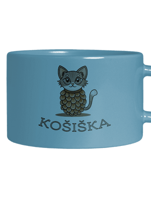 Košiška hrnek makronka Blue Macaron