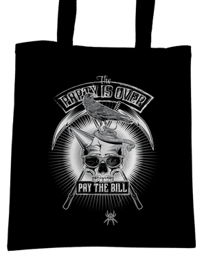 Party is over taška Black