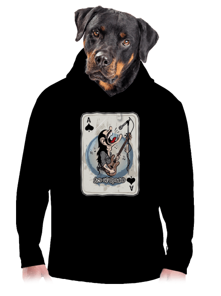 Ace of Spades pánská mikina klokanka Black
