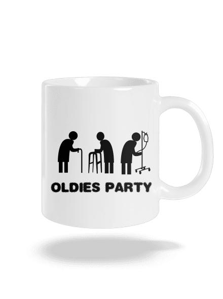Oldies party klasický hrnek White