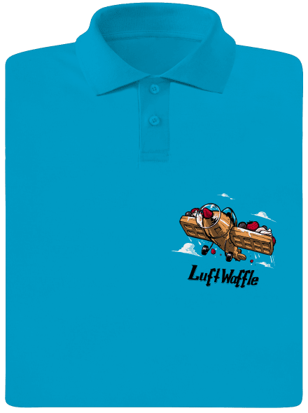 Luftwaffle pánská polokošile Blue Atol