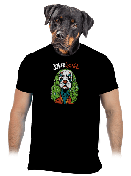 JokerŠpaněl pánské tričko Black