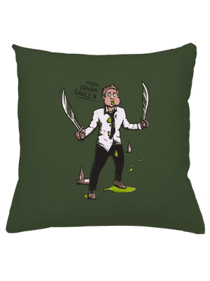 Vrhám šavle polštář Olive Green