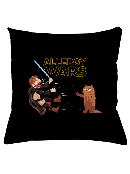 Allergy Wars polštář Black