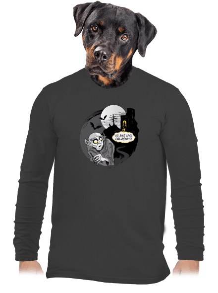 Nosferatu pánské dlouhý rukáv Dark Grey