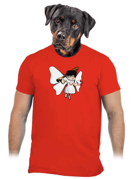 Zoubková víla pánské tričko Fiery Red