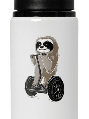 Lenochod lahev na vodu White