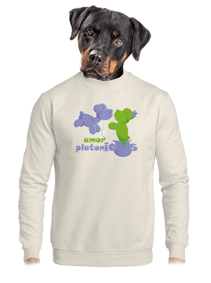 unisex mikina bez kapuce