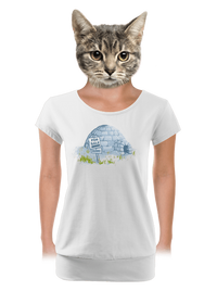 dámské tričko s lemem