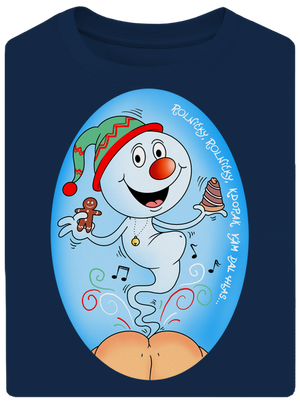 Vánoční duch unisex tričko oversized Midnight Blue