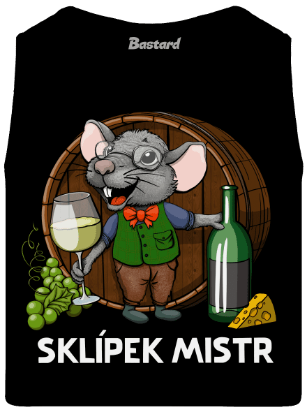 Sklípek mistr pánské tílko Black
