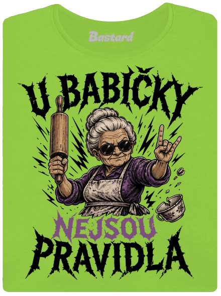 U babičky dámské tričko Apple Green