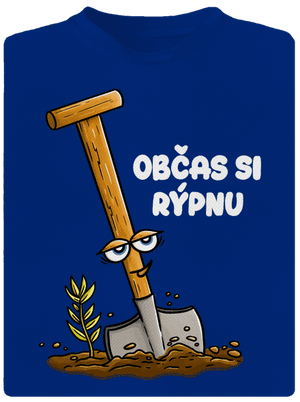 Občas si rýpnu pánské sportovní tričko Royal Blue Mal