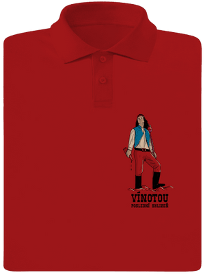 Vínotou pánská polokošile Red Mal