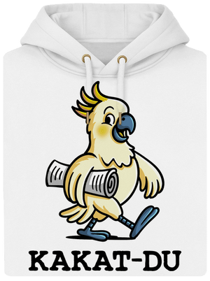 Kakat-du unisex mikina premium Snowwhite