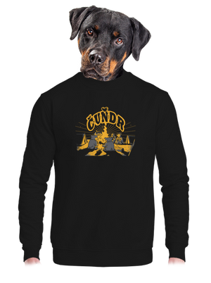 unisex mikina bez kapuce