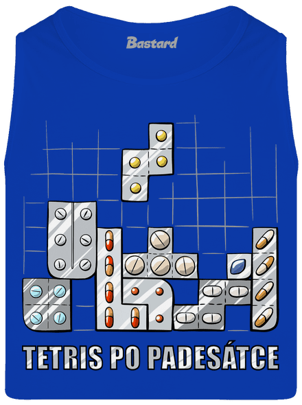 Tetris pánské tílko Royal Blue