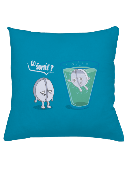 Co šumíš polštář Blue Turquoise