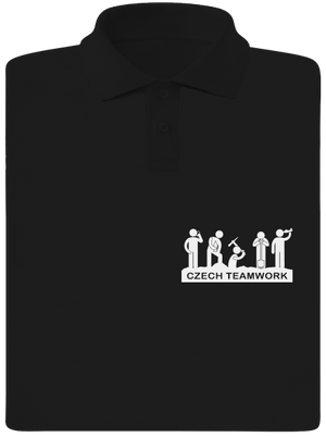Czech Teamwork pánská polokošile Black