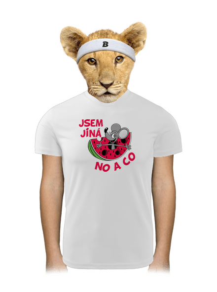 Jsem jiná dětské sportovní tričko White