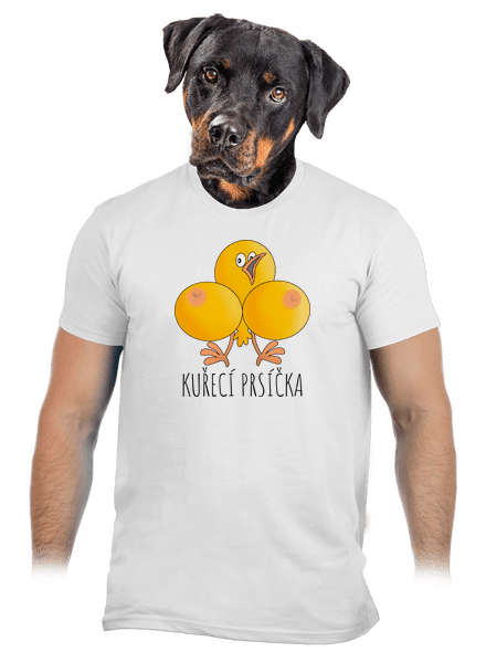 Kuřecí prsíčka pánské tričko White