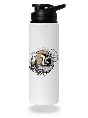 Old School DJ lahev na vodu White