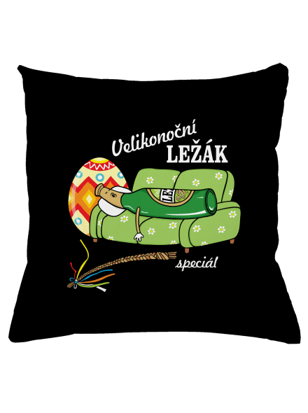 Velikonoční ležák polštář Black