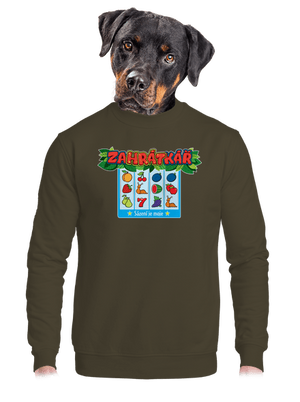 unisex mikina bez kapuce