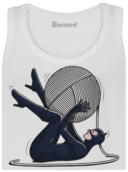 Catwoman dámské tílko klasické White