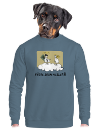 unisex mikina bez kapuce