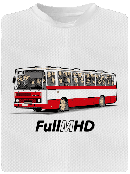 Full MHD dětské sportovní tričko White