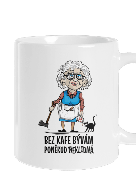 Neklidná bez kafe klasický hrnek White
